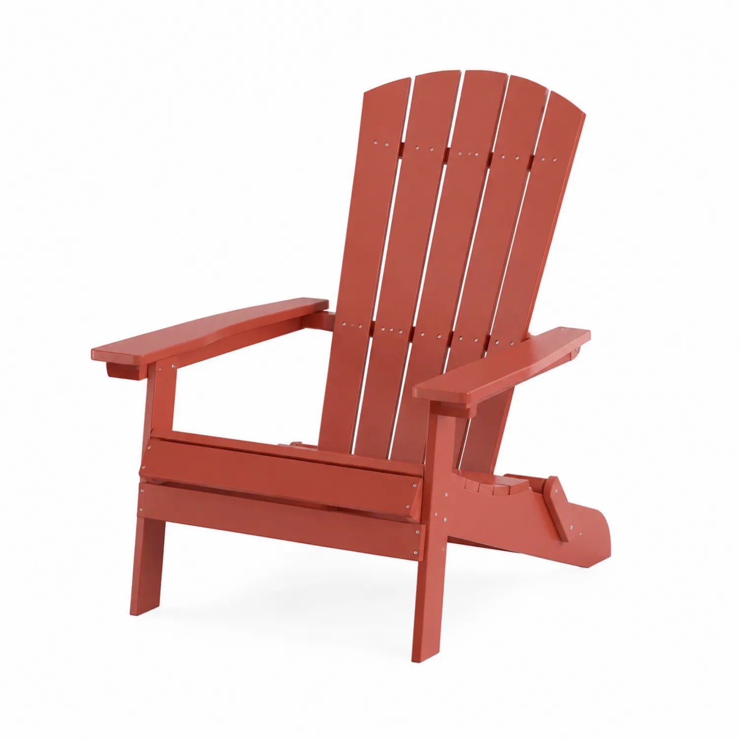 Chaise Adirondack en bois rouge